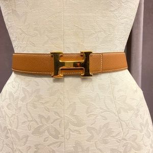Hermes Constance Belt Buckle & Reversible Leather